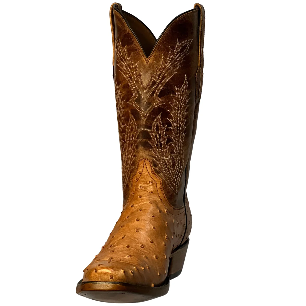 Black Jack FQ Ostrich Cayenne Men's Boot VC991 - Image 4