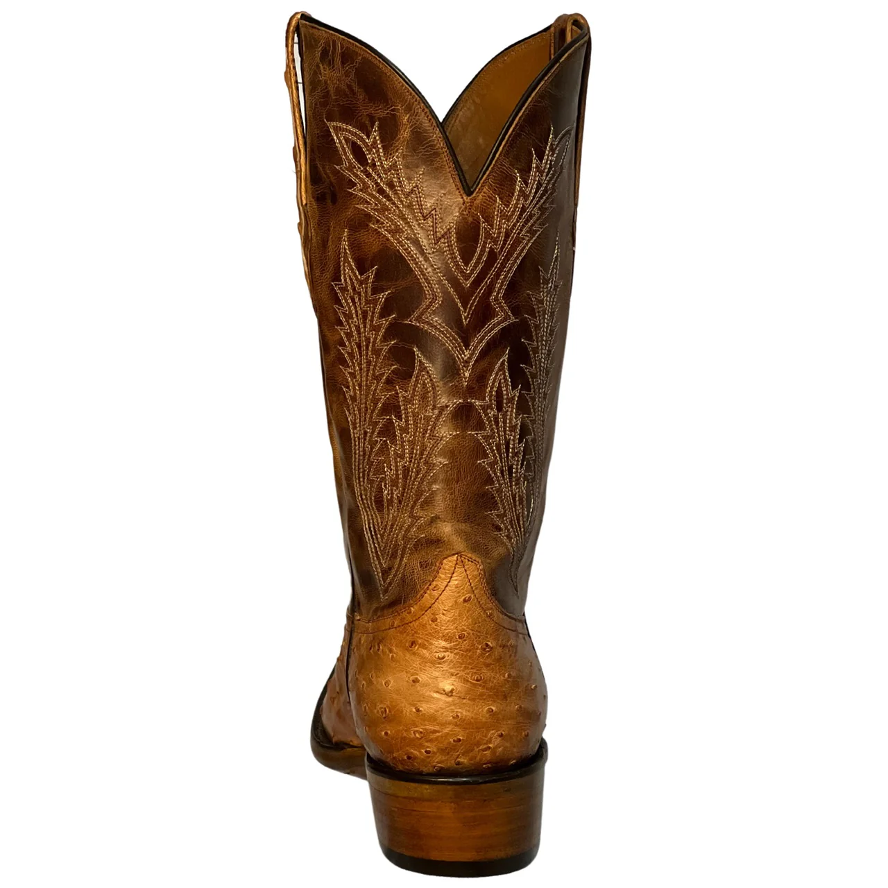 Black Jack FQ Ostrich Cayenne Men's Boot VC991 - Image 5