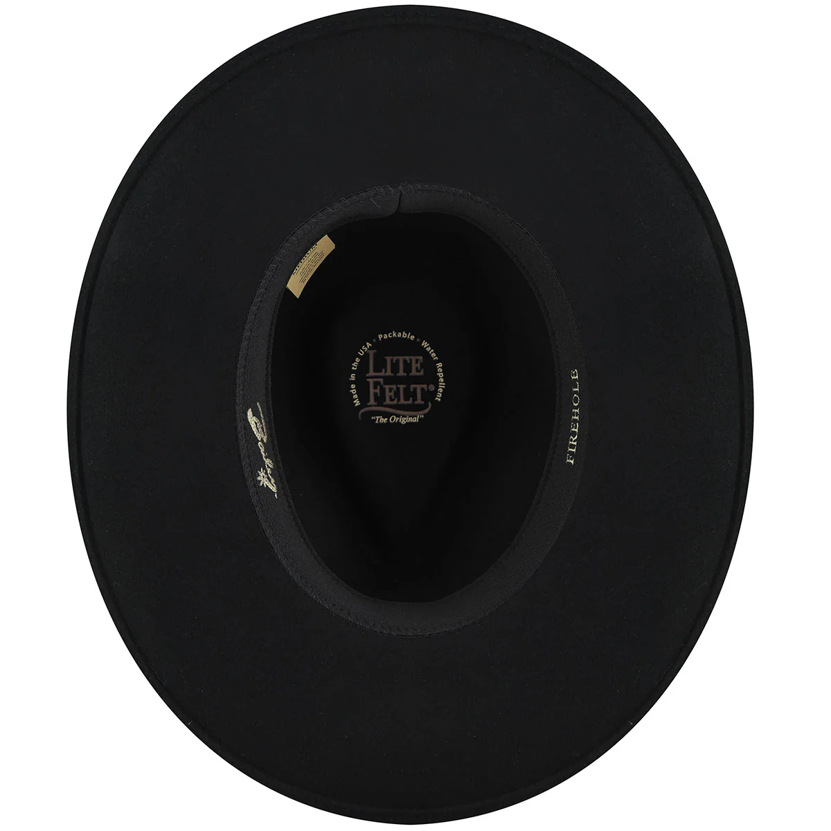 Bailey Firehole LiteFelt Black Wool Hat W05LFJ - Image 3