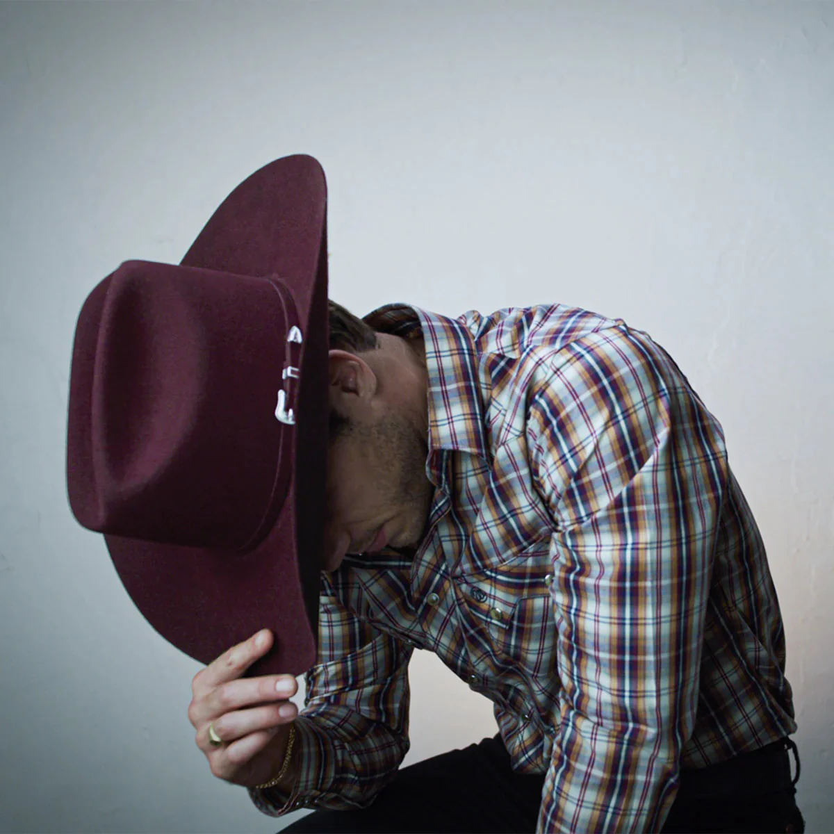 Bailey Lightning 4x Cherry Lacquer Wool Cowboy Hat W0604A - Image 4