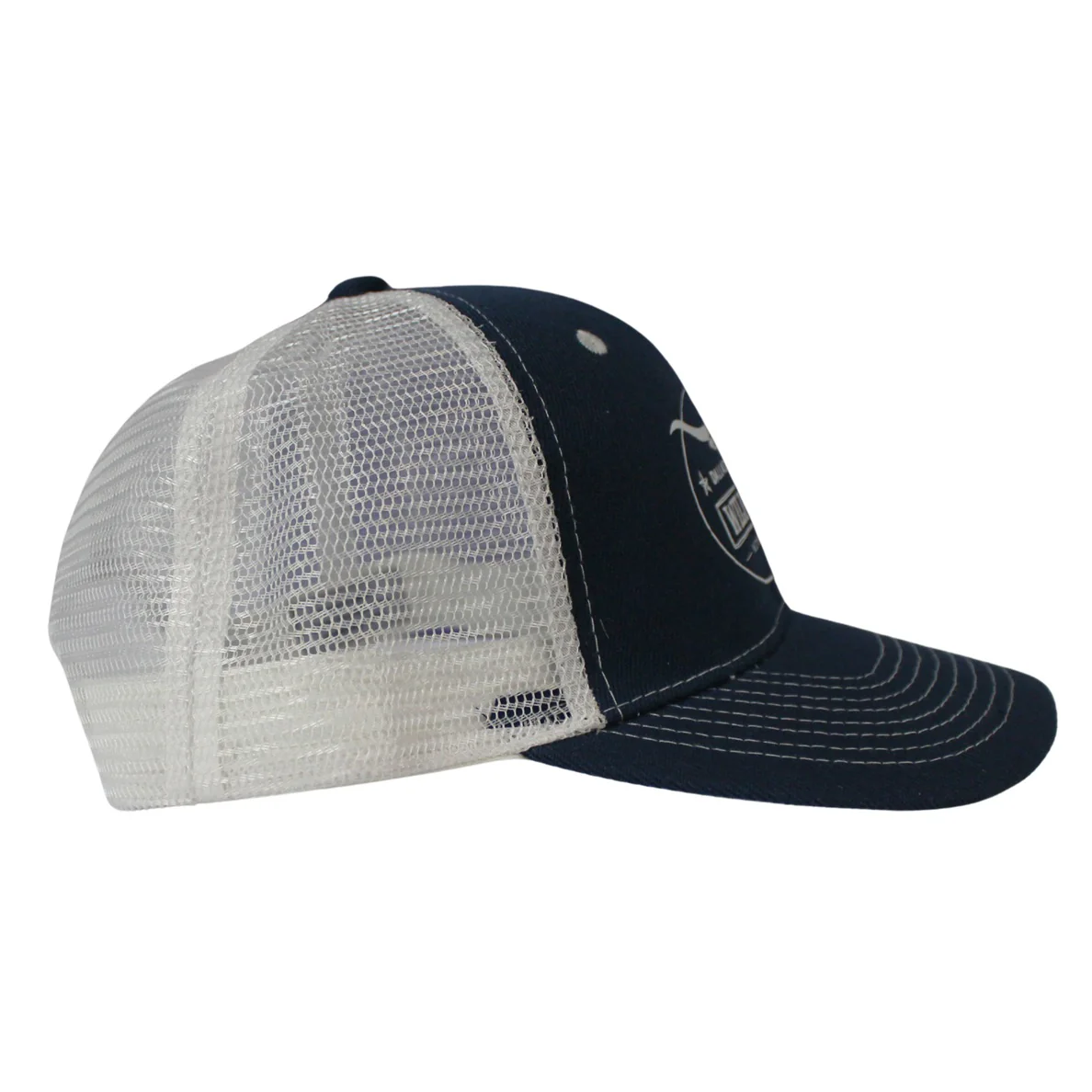 Wild Bill's Blue White Logo Trucker Cap - Image 3