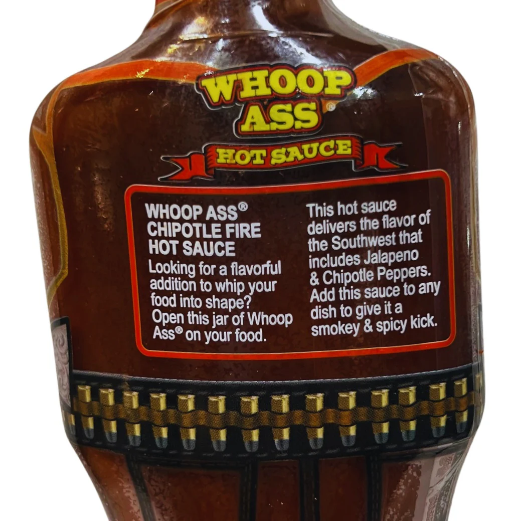 Whoop Ass Chipotle Fire Hot Sauce WA312 - Image 3