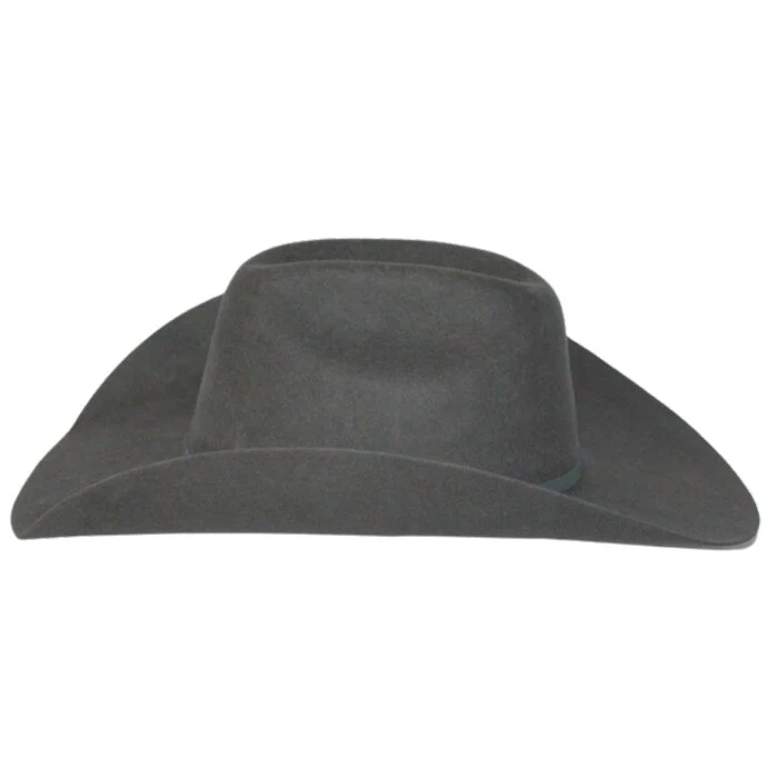 Wild Bill's Broken Horn 4X Dark Gray Wool Cowboy Hat 8013 - Image 3