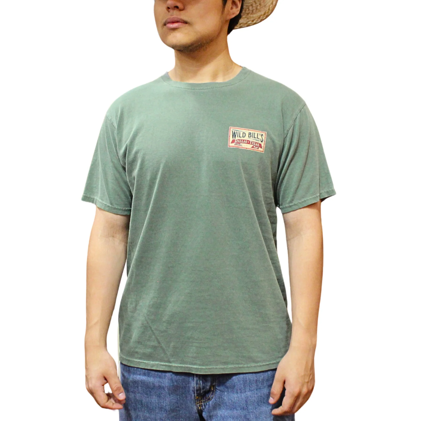Wild Bill's Western Store Olive Graphic Tee - Image 2