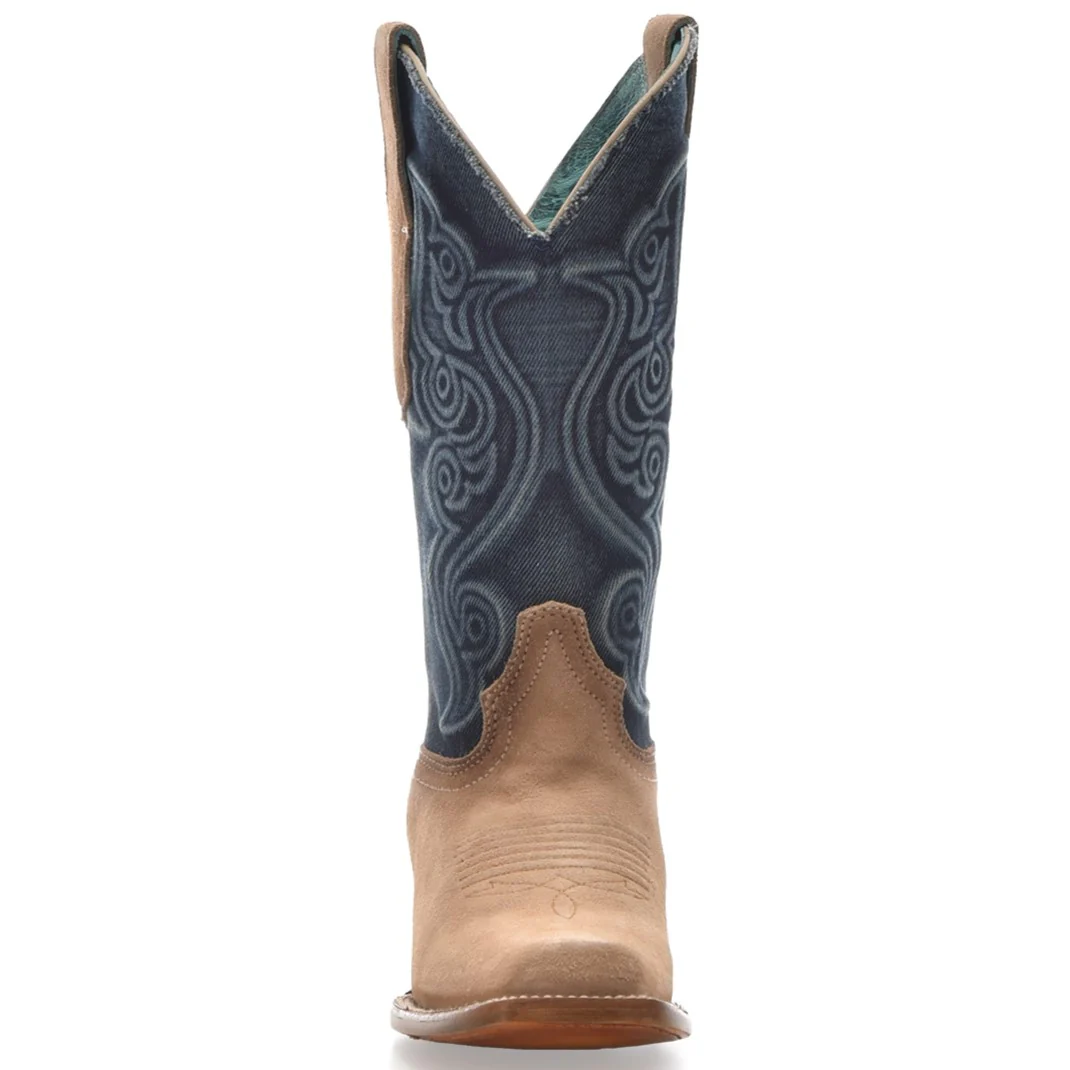 Corral Sand Denim Embroidery Women's Boot Z5220 - Image 3