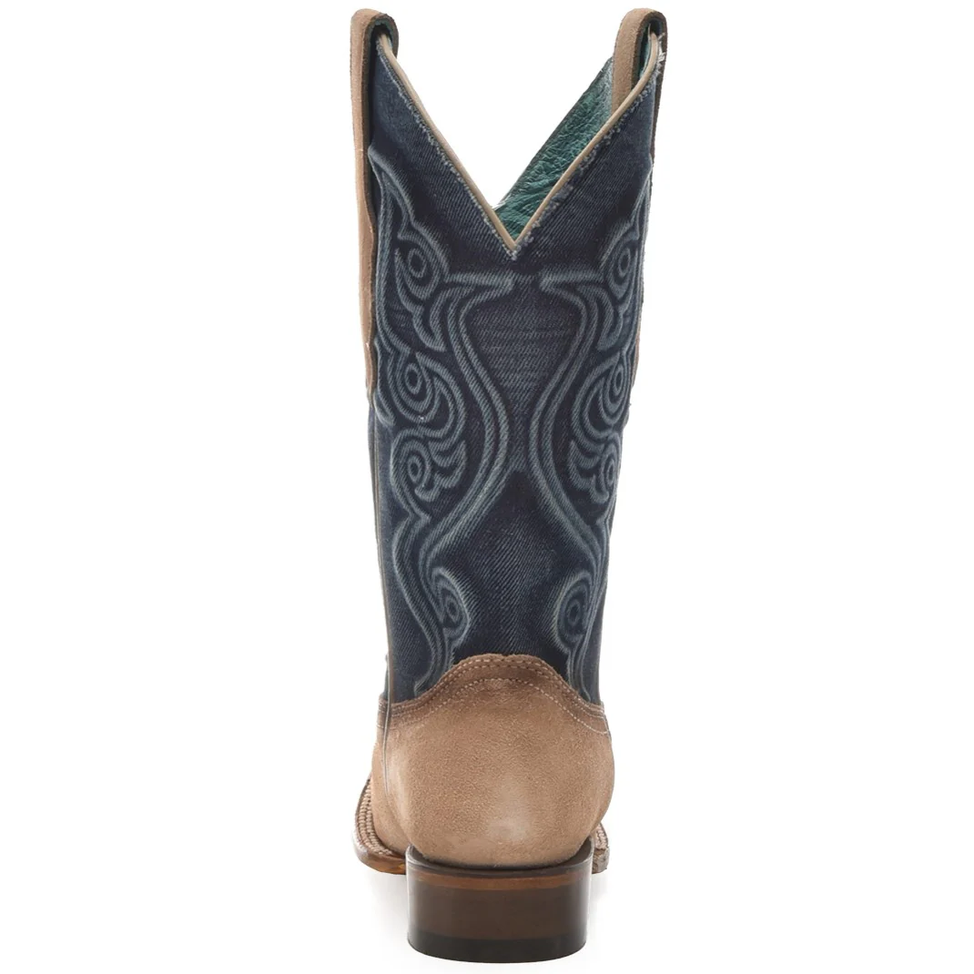 Corral Sand Denim Embroidery Women's Boot Z5220 - Image 4
